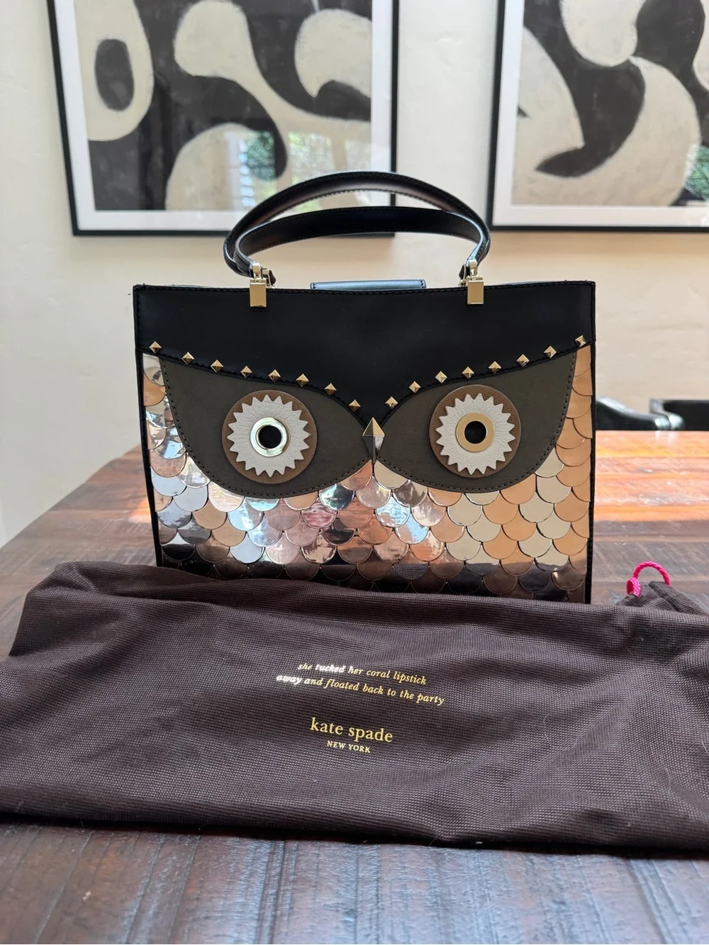 Kate Spade Quinn Wise Owl Tote